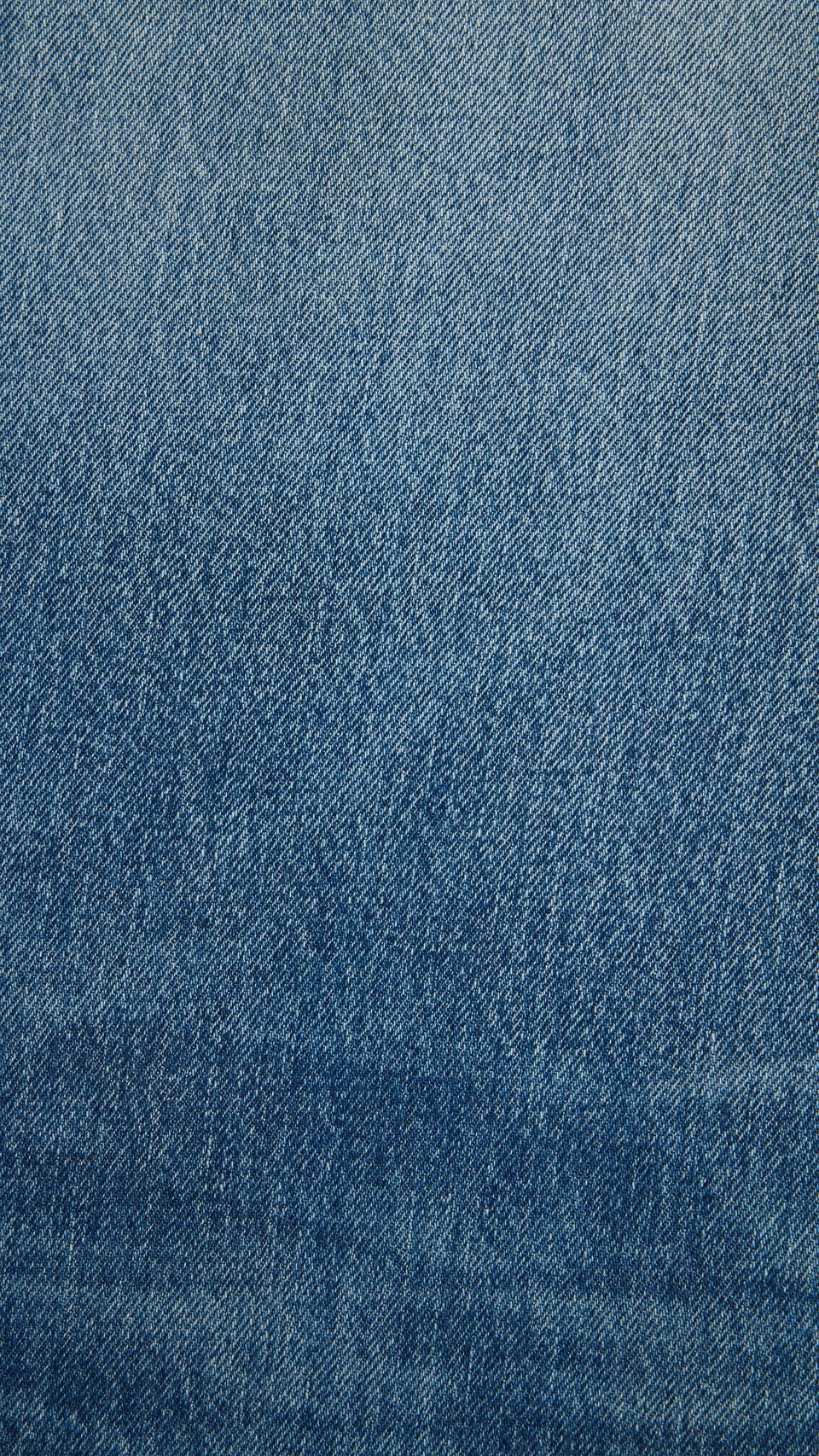 ALA&Iuml;A FLARE DENIM JEANS BLUE - View 5
