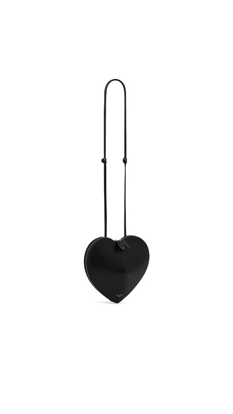 ALA&Iuml;A LE C&OElig;UR BAG IN CALFSKIN BLACK - View 2