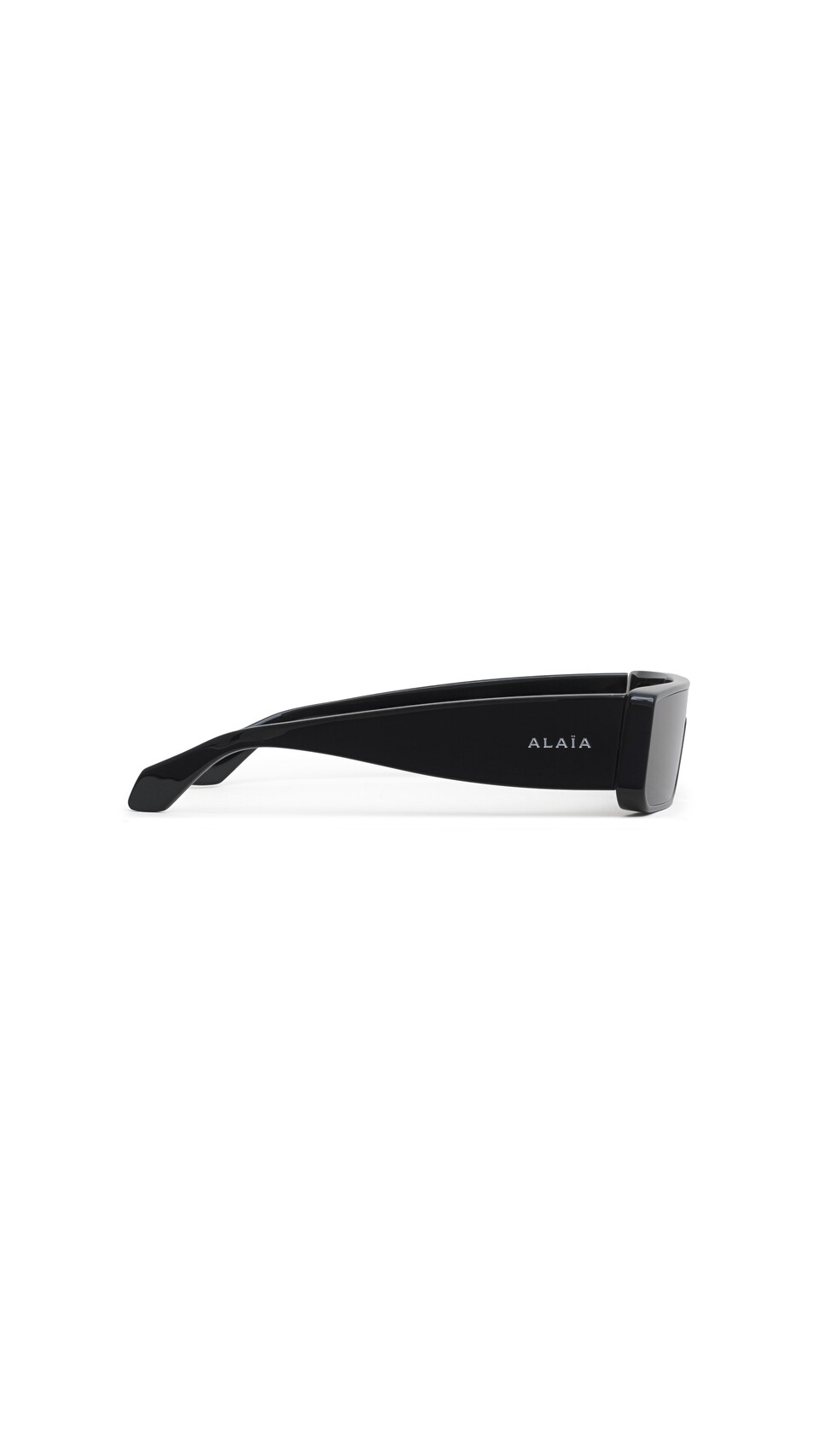 ALA&Iuml;A RECTANGULAR MASK SUNGLASSES BLACK - View 2
