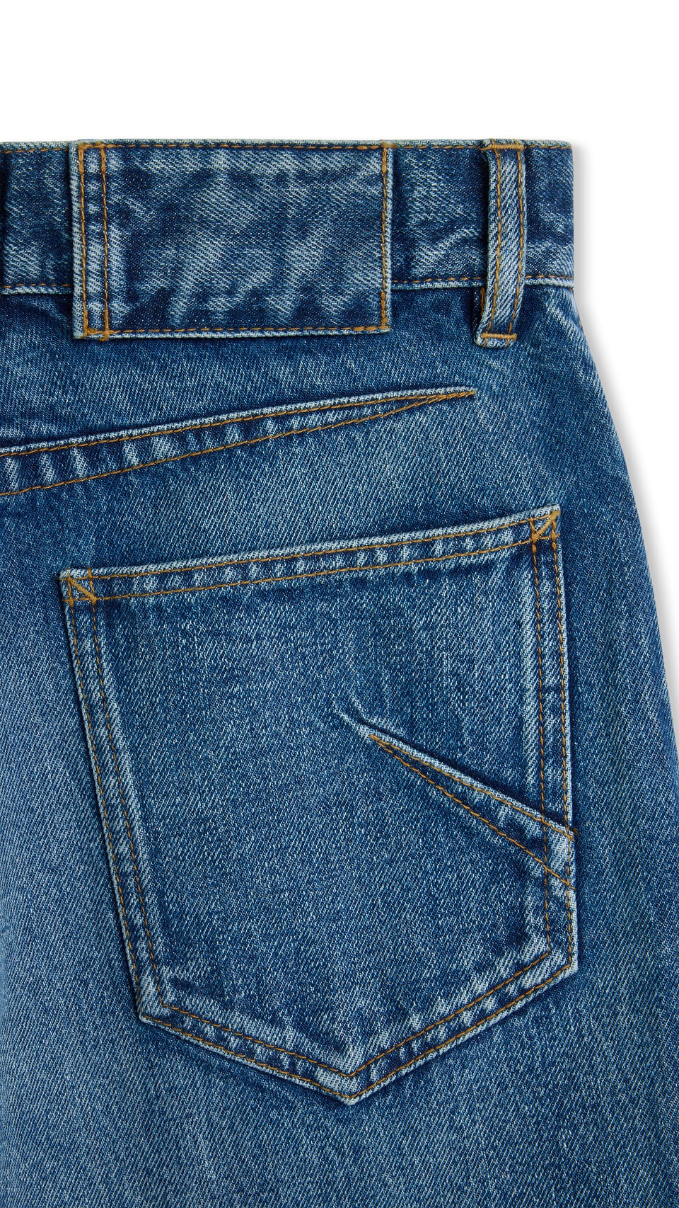 ALA&Iuml;A BOOTCUT DENIM JEANS SEA BLUE - View 4