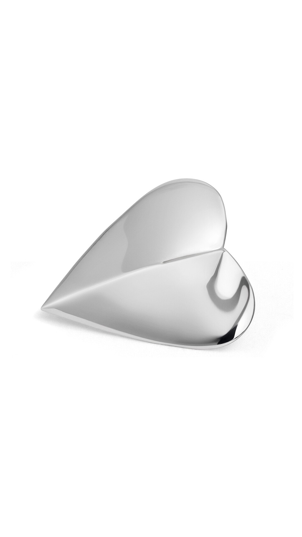 ALA&Iuml;A OHRRINGE LE C&OElig;UR MINI TORN AUS MESSING WEISS SILBER - View 2