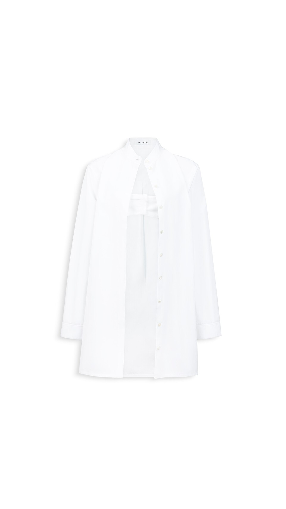 ALA&Iuml;A POPLIN SHIRT SET WHITE - View 6