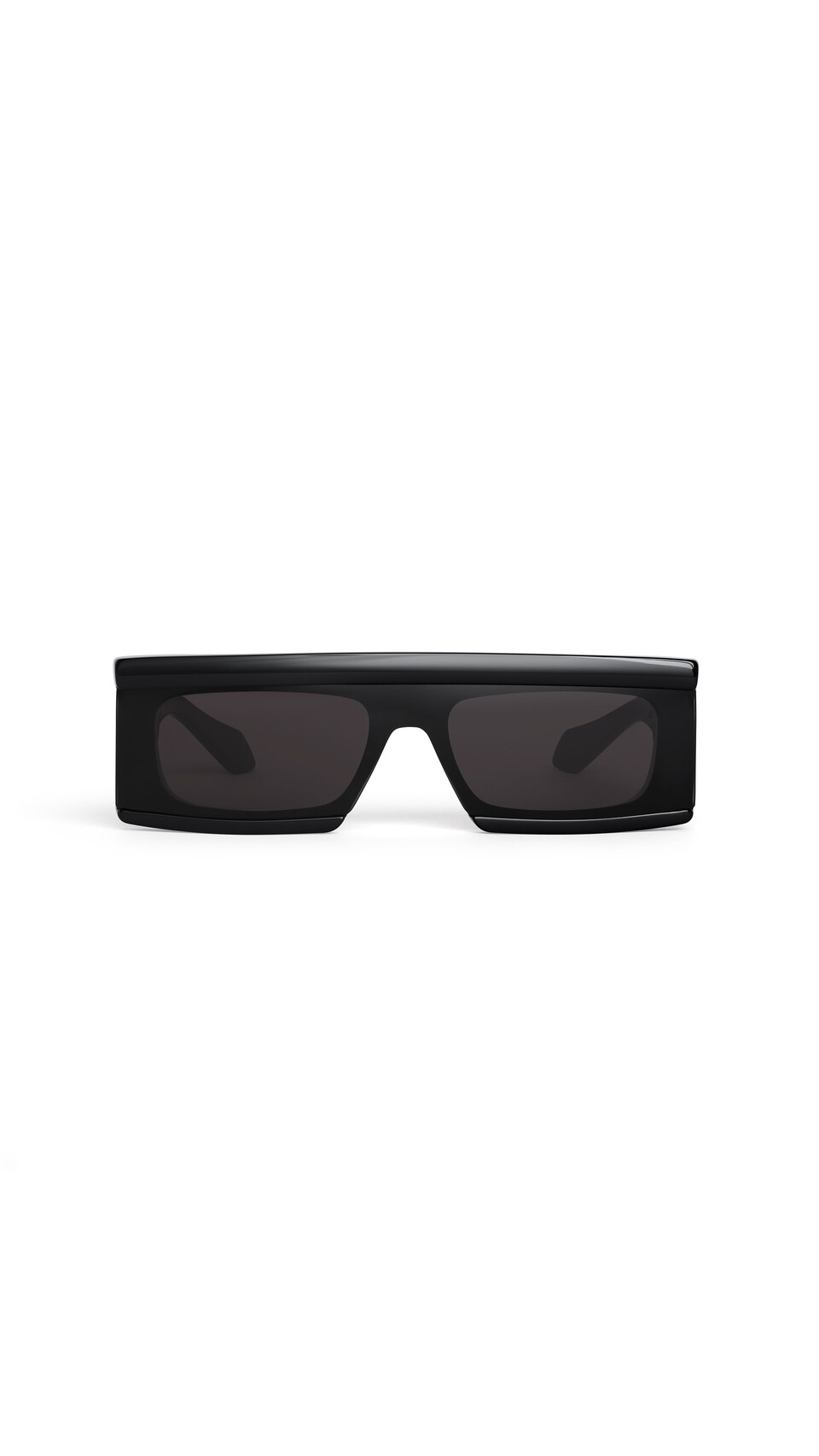 ALA&Iuml;A RECTANGULAR MASK SUNGLASSES BLACK