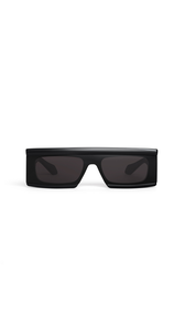 BLACK - ALA&Iuml;A RECTANGULAR MASK SUNGLASSES