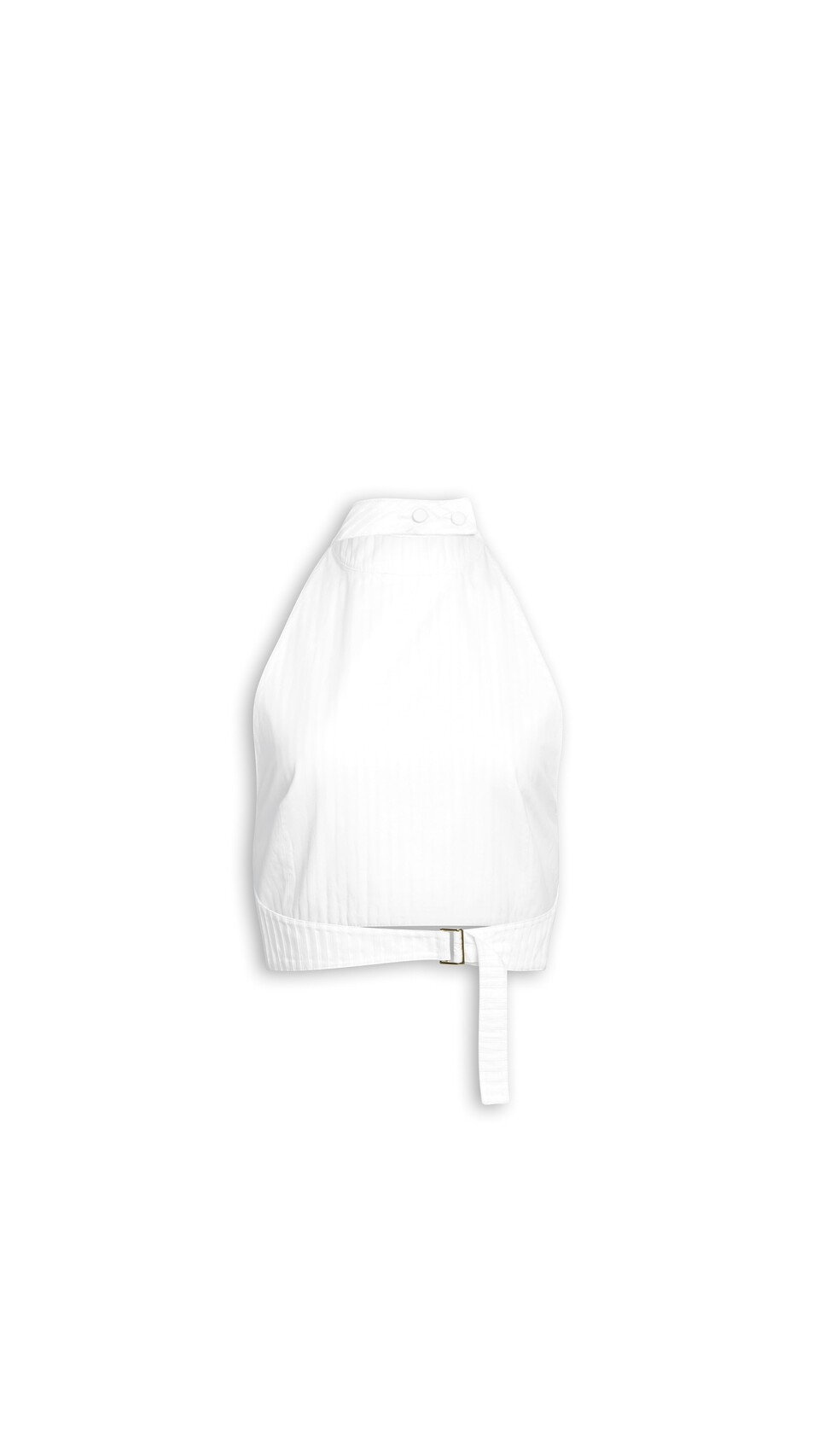 ALA&Iuml;A COTTON POPLIN TOP WHITE - View 5