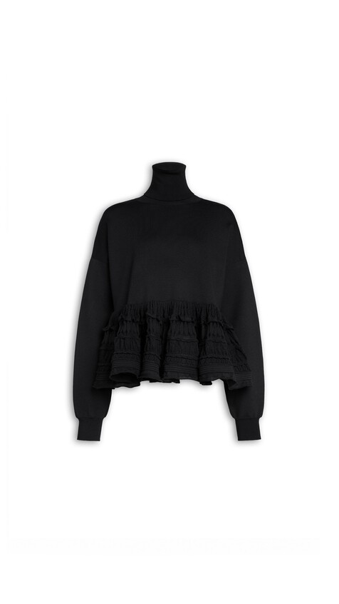 WOOL CRINOLINE JUMPER