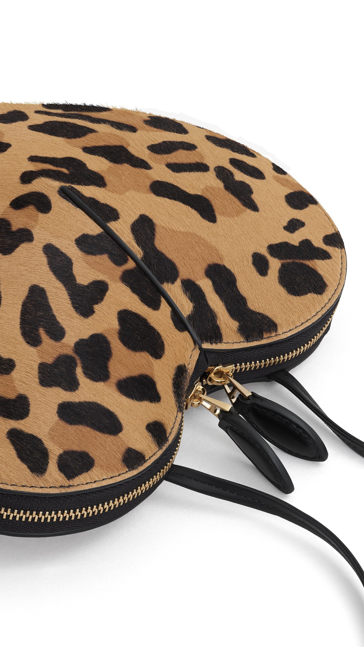 ALA&Iuml;A LE C&OElig;UR BAG IN LEOPARD HAIRCALF BROWN - View 3