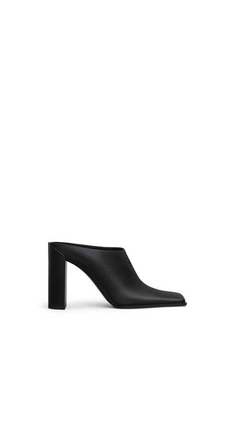 SQUARE MULES IN CALFSKIN