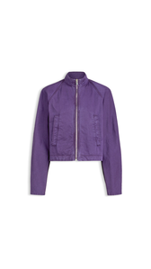 VIOLET - ALA&Iuml;A ROUND DENIM JACKET