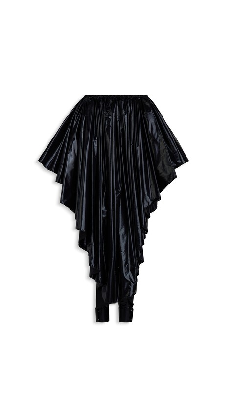 ALA&Iuml;A NYLON PETTICOAT BLACK