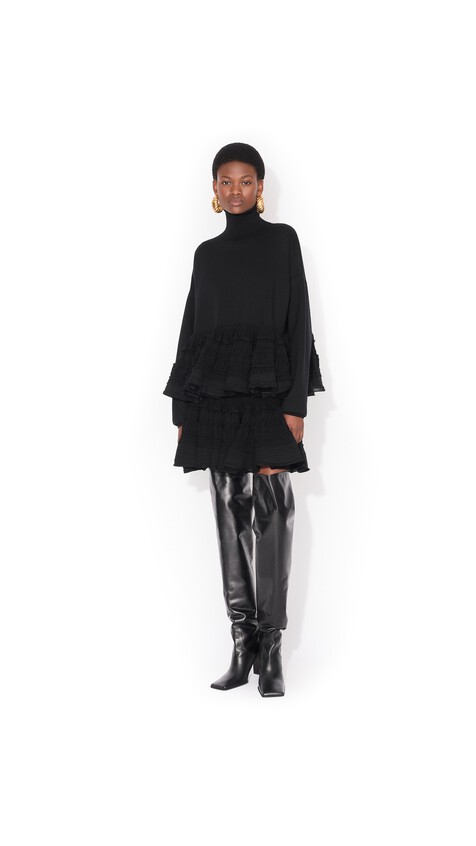 WOOL CRINOLINE JUMPER