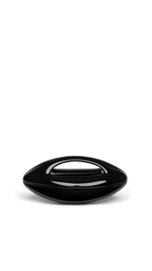 BLACK - ALA&Iuml;A SCULPTURAL MINAUDIERE IN RESIN