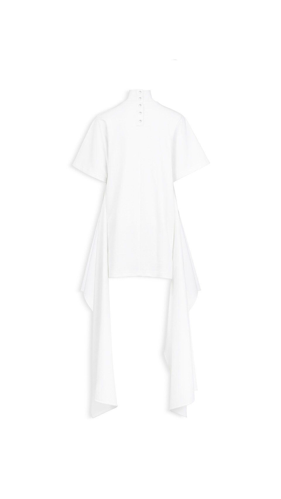 ALA&Iuml;A COTTON JERSEY T-SHIRT DRESS WHITE - View 5