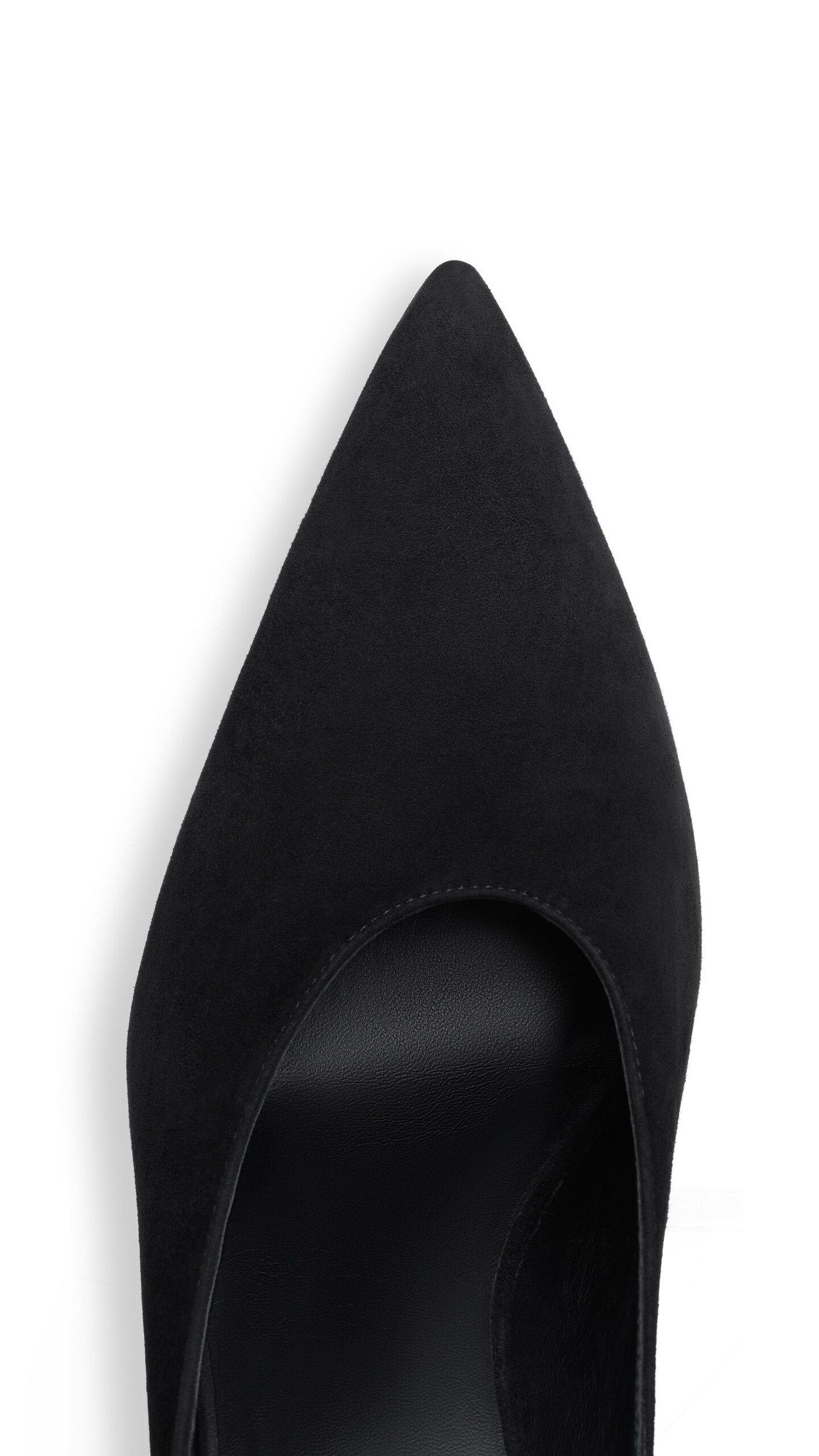 ALA&Iuml;A CUBE WEDGE MULES IN SUEDE BLACK - View 4