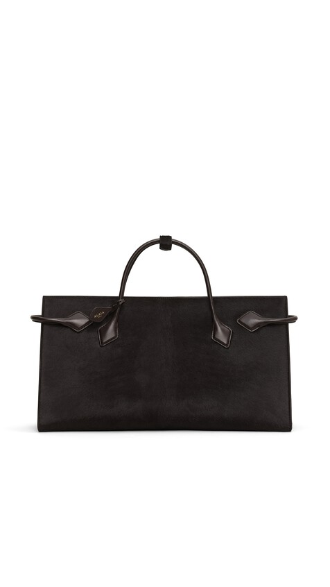 LE TECKEL TOTE BAG IN HAIRCALF LEATHER