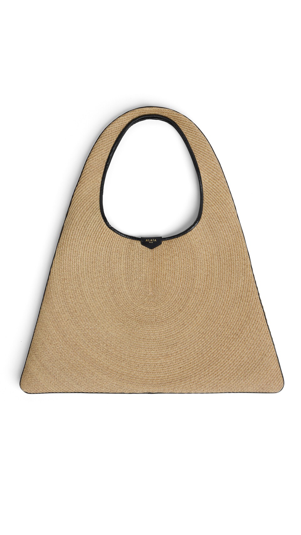 ALA&Iuml;A BOLSO HOBO ONE PIECE DE PAJA DE PAPEL NATURAL