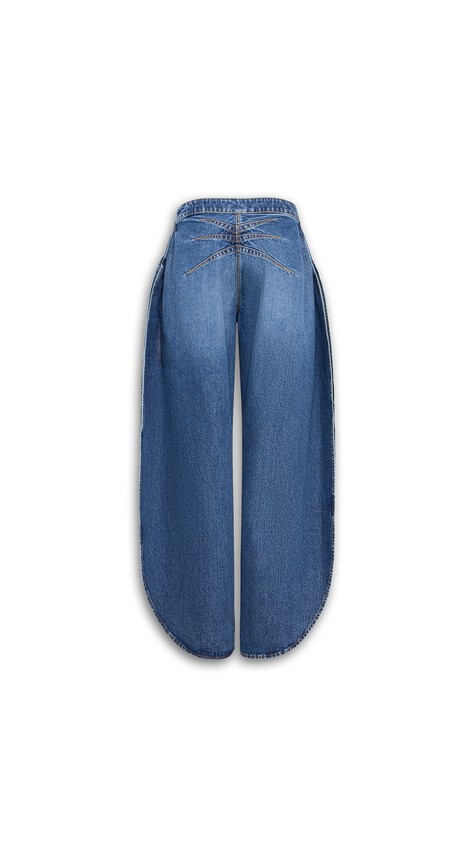 PETAL JEANS IN STONE DENIM