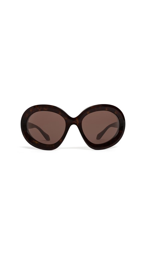 ALA&Iuml;A BUTTERFLY-SONNENBRILLE DUNKELBRAUN