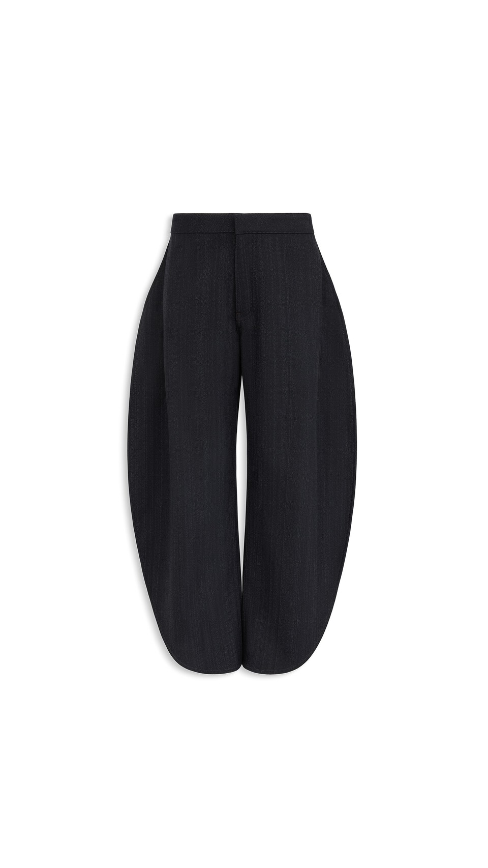ALA&Iuml;A PETAL WOOL DENIM PANTS NIGHT