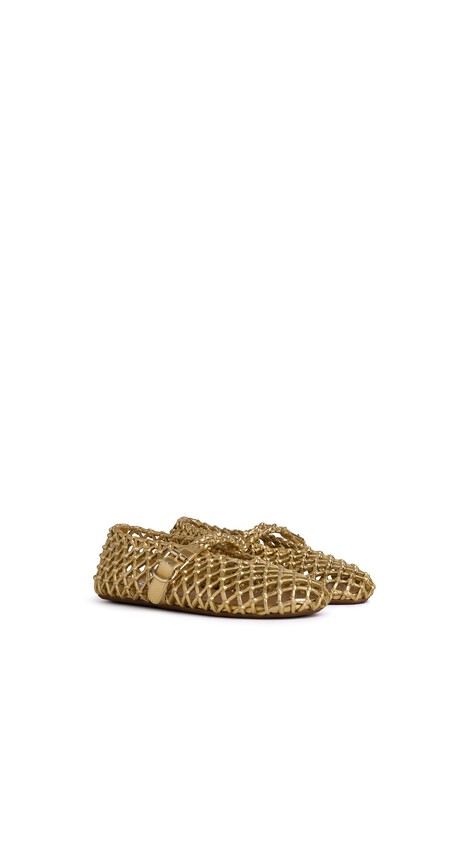 ALA&Iuml;A LA BALLERINE BRAIDED GOLD - View 2