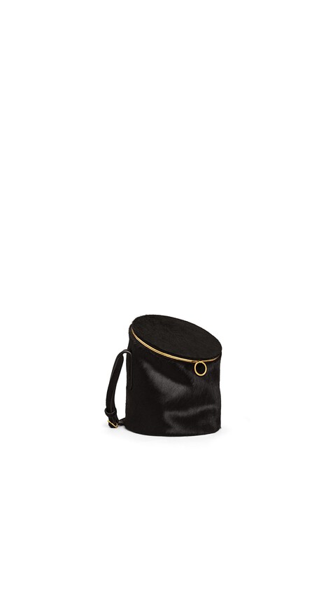 LA CANETTE SMALL BAG IN HAIRCALF