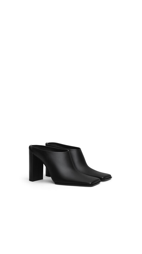 SQUARE MULES IN CALFSKIN