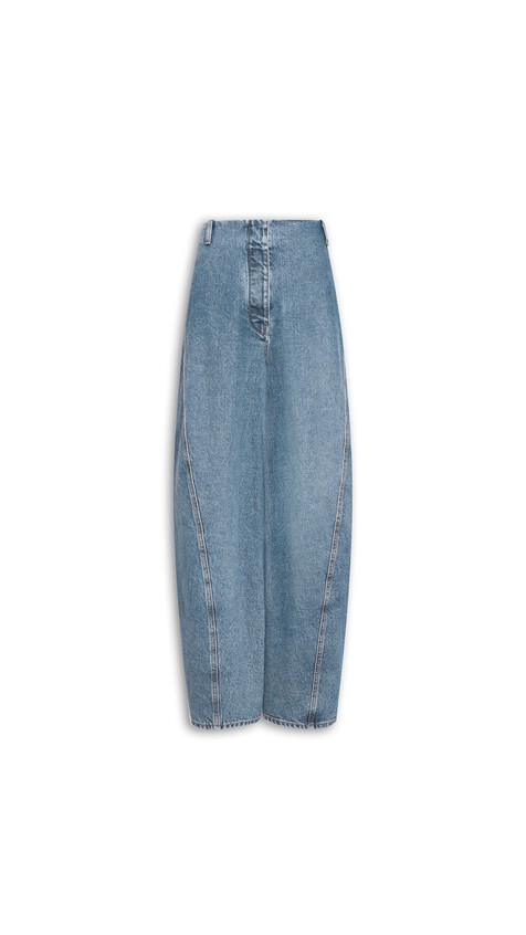 DENIM CARGO PANTS