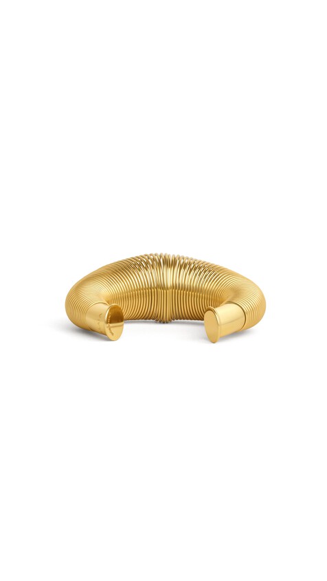 ALA&Iuml;A SPIRAL CUFF YELLOW GOLD METALS - View 2