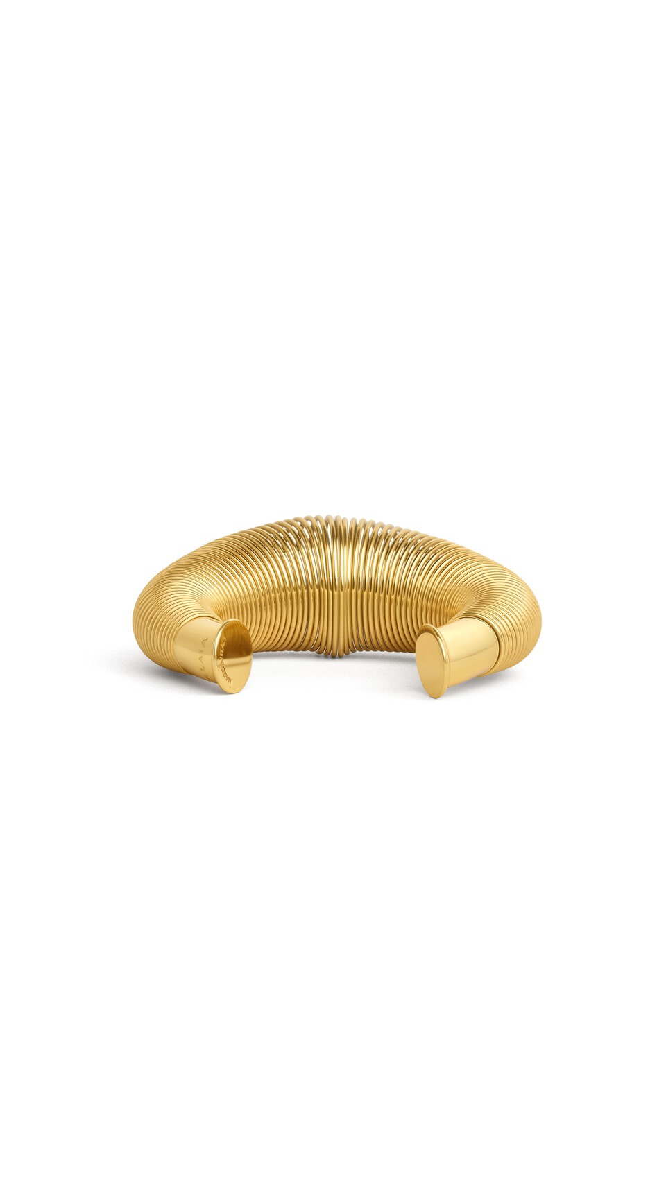 ALA&Iuml;A SPIRAL CUFF YELLOW GOLD METALS - View 3