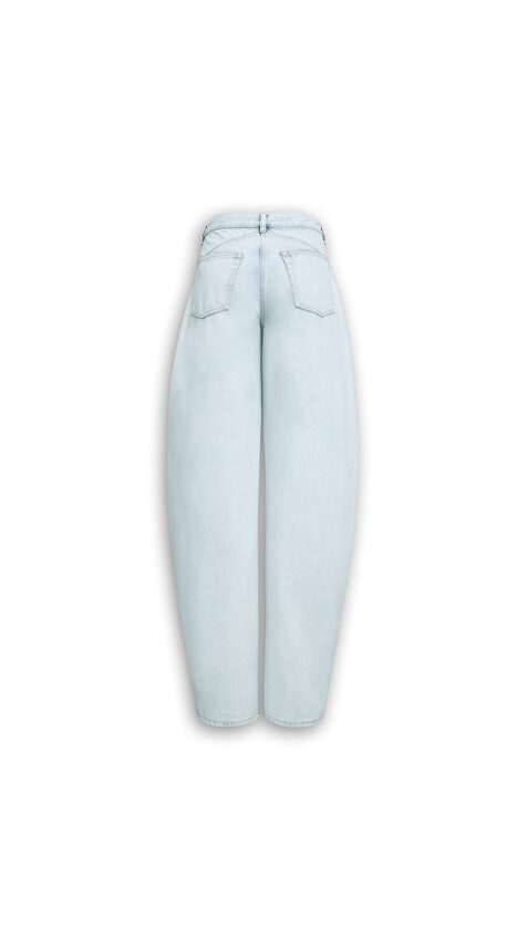 LOW WAIST ROUND JEANS