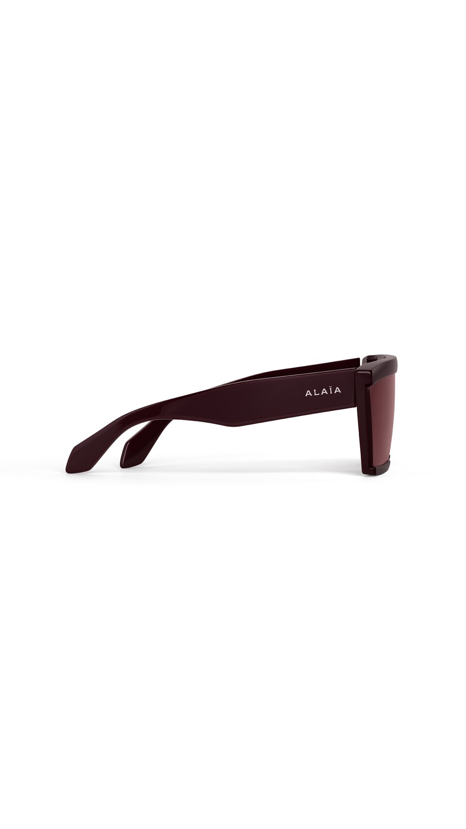ALA&Iuml;A MASK SUNGLASSES RED - View 2