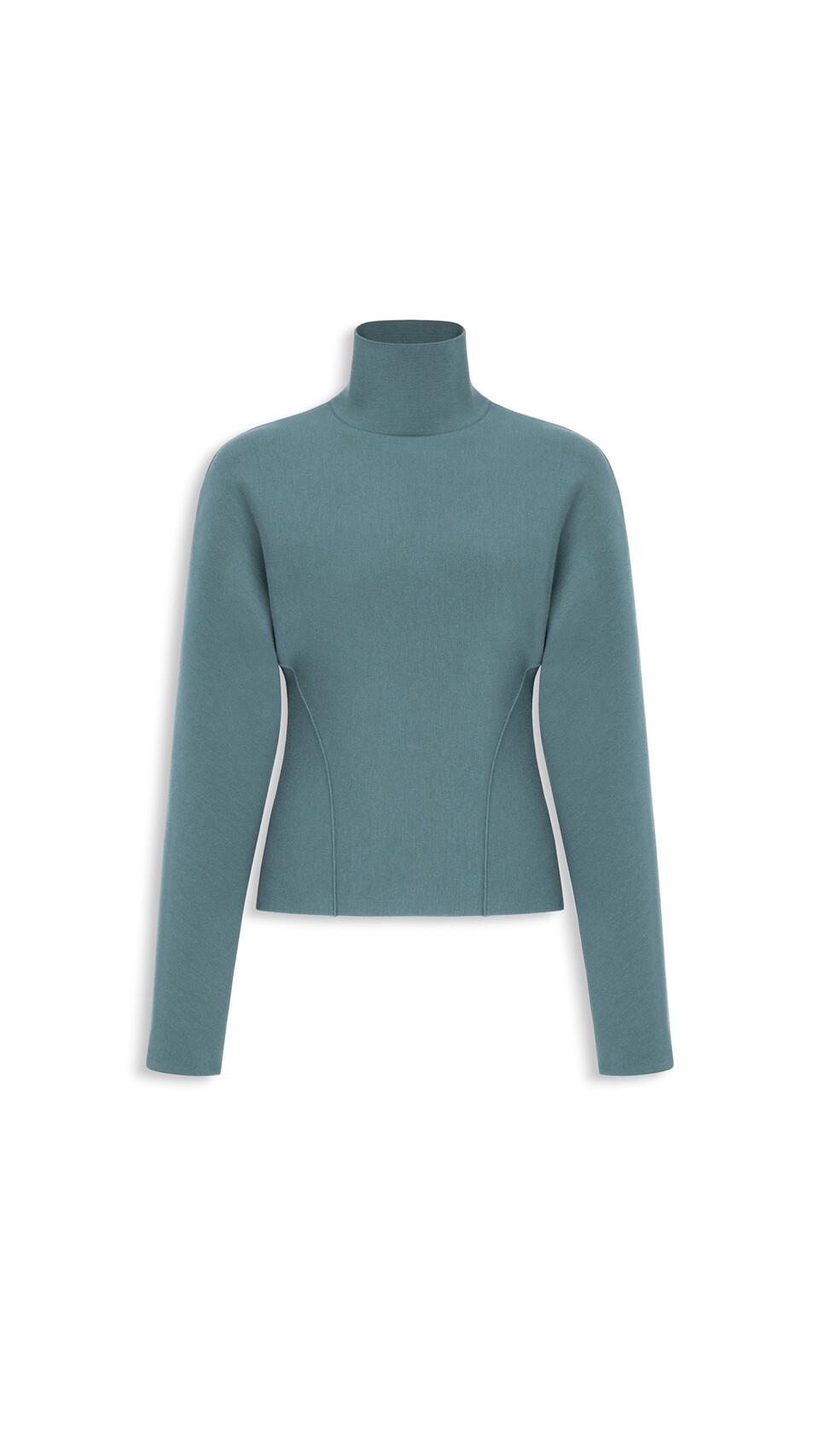 ALA&Iuml;A PULLOVER SCIANCRATO IN LANA BLU GRIGIO