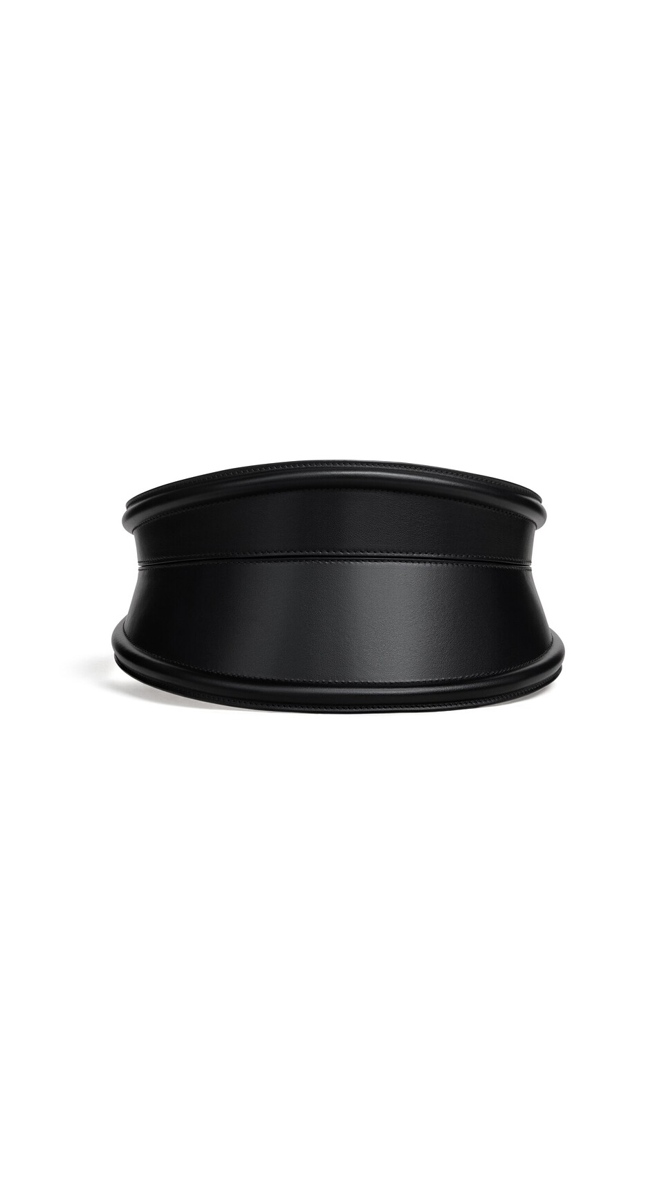 ALA&Iuml;A TUBE CORSET BELT IN CALFSKIN BLACK - View 2