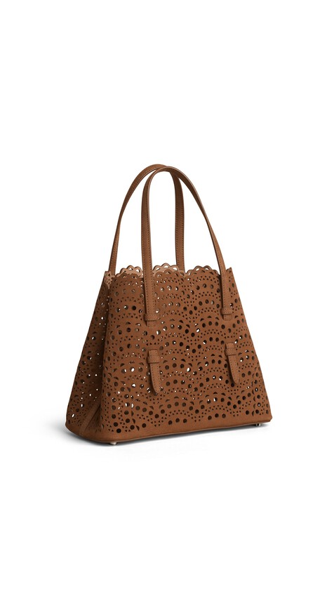 ALA&Iuml;A MINA 25 IN NUBUCK BROWN - View 2