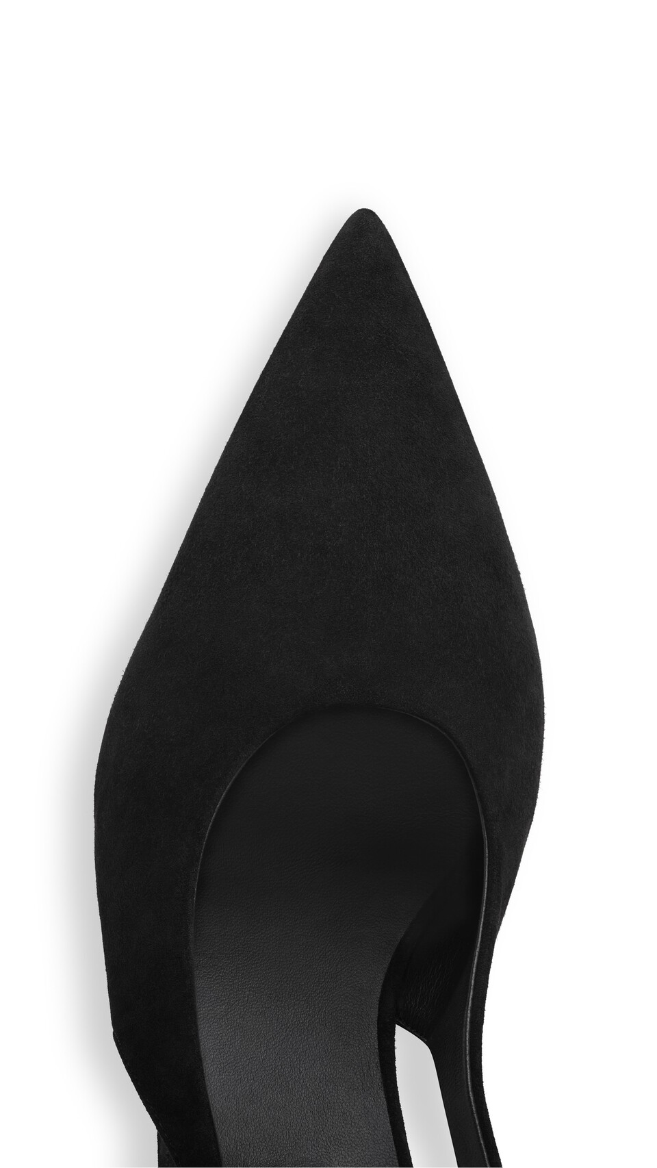 ALA&Iuml;A CUBE WEDGE SLINGBACKS IN SUEDE BLACK - View 4