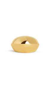 YELLOW GOLD METALS - ALA&Iuml;A DOME CUFF