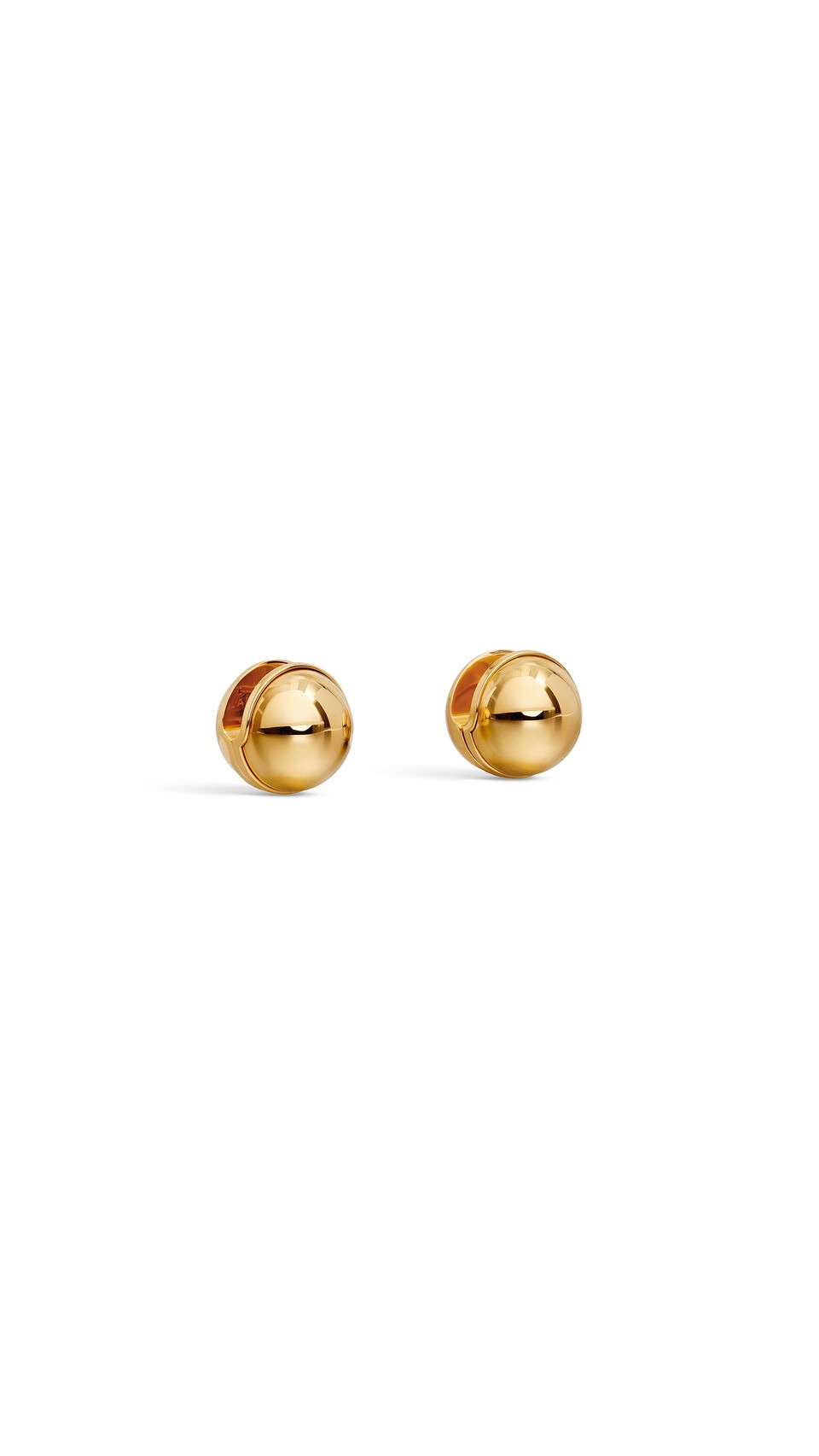 ALA&Iuml;A SPHERE EARRINGS YELLOW GOLD METALS - View 3