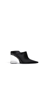 BLACK - ALA&Iuml;A INVISIBLE MULES IN SATIN