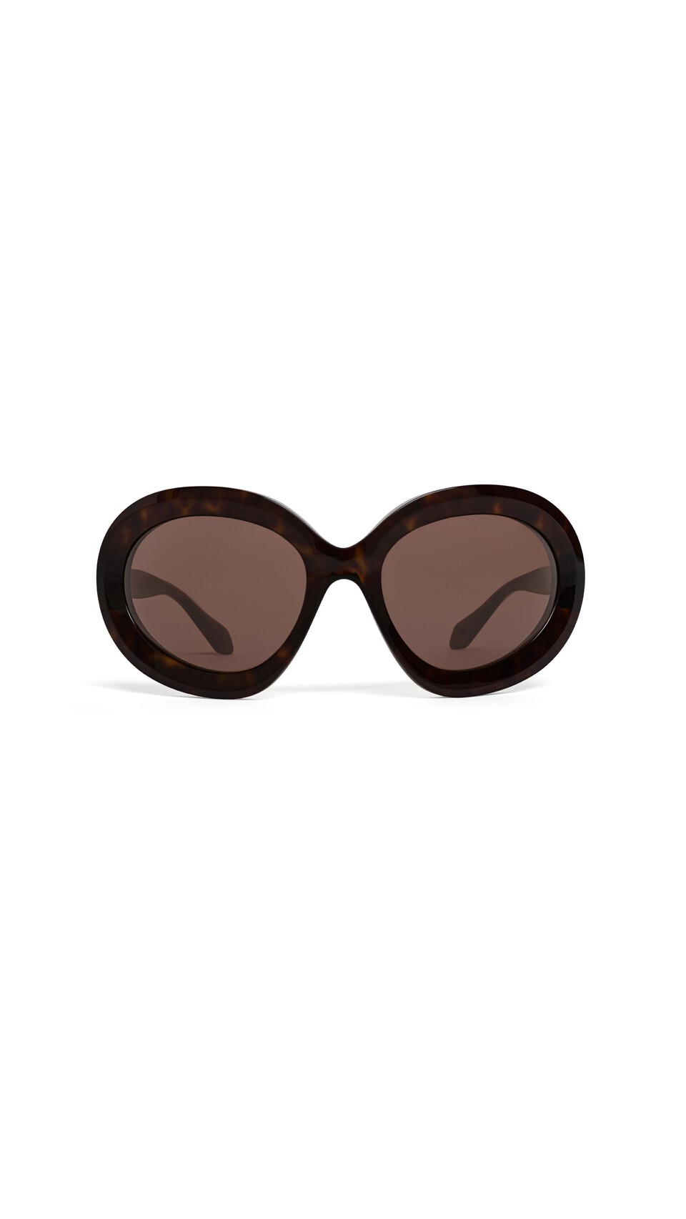 ALA&Iuml;A BUTTERFLY SUNGLASSES DARK BROWN