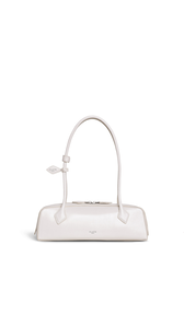 IVORY - ALA&Iuml;A LE TECKEL MEDIUM BAG IN GOATSKIN