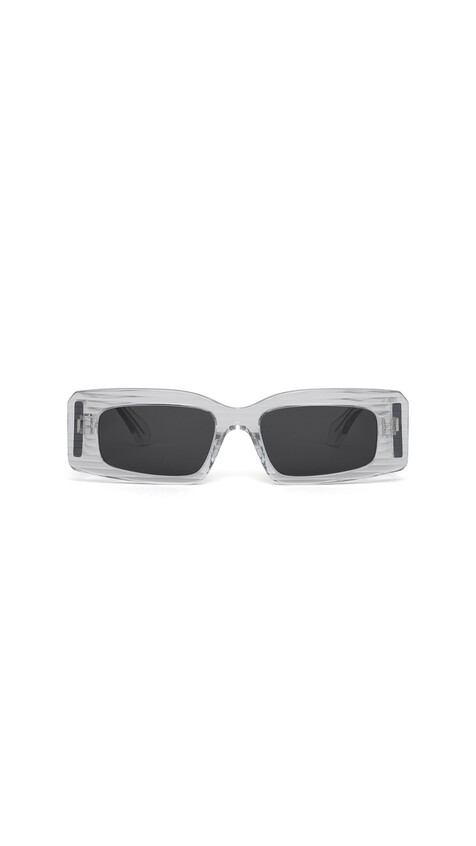 ALA&Iuml;A RECTANGULAR SUNGLASSES CRYSTAL