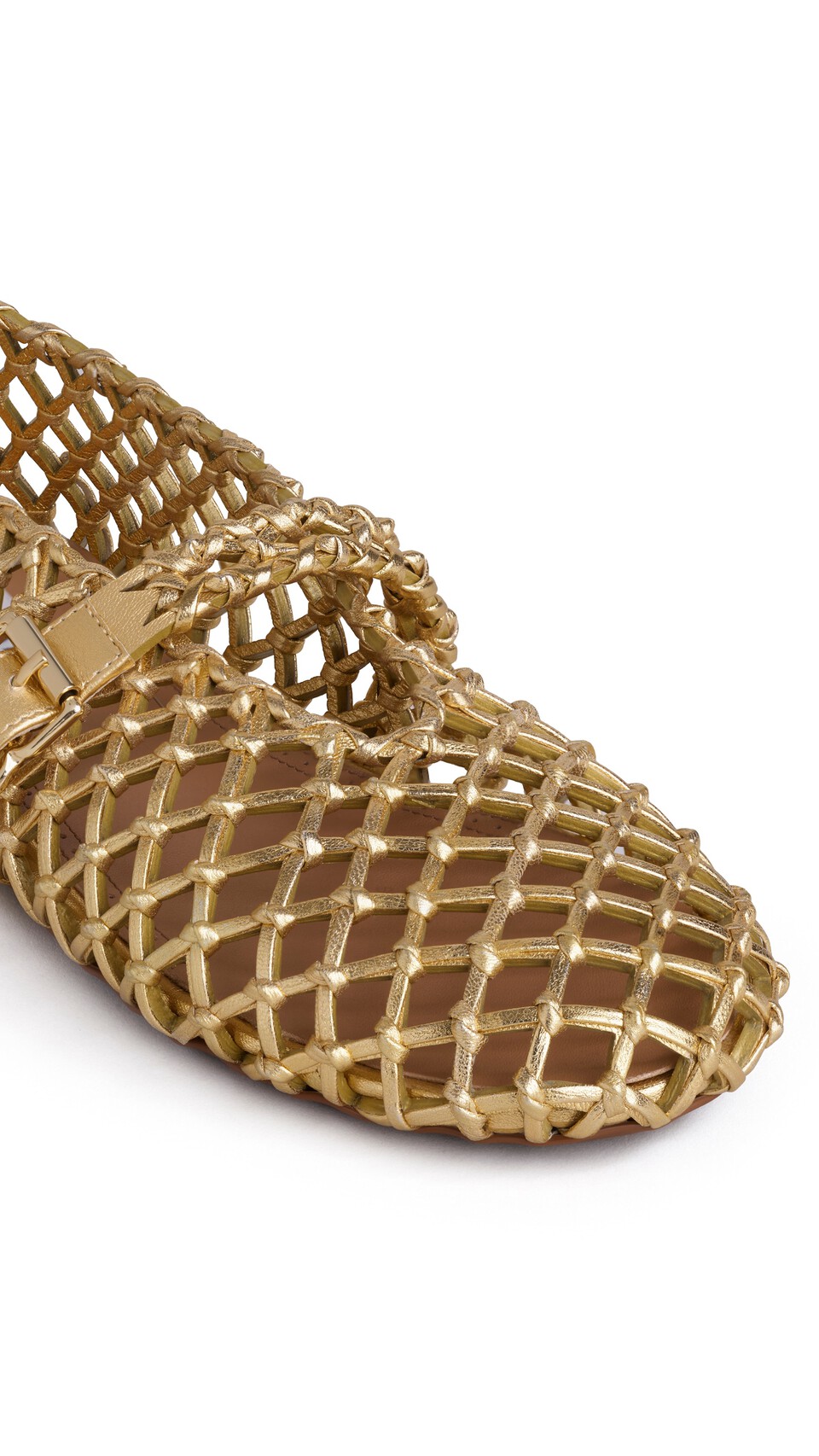 ALA&Iuml;A LA BALLERINE BRAIDED GOLD - View 3