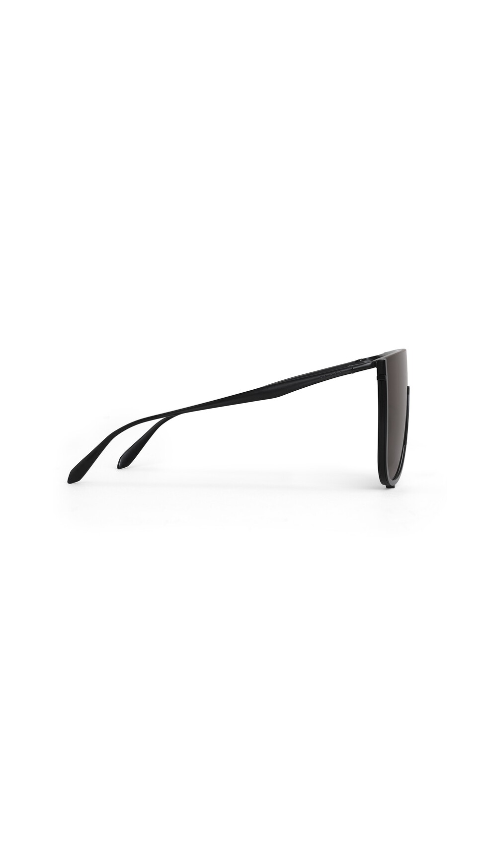 ALA&Iuml;A MASK SUNGLASSES IN METAL BLACK - View 2