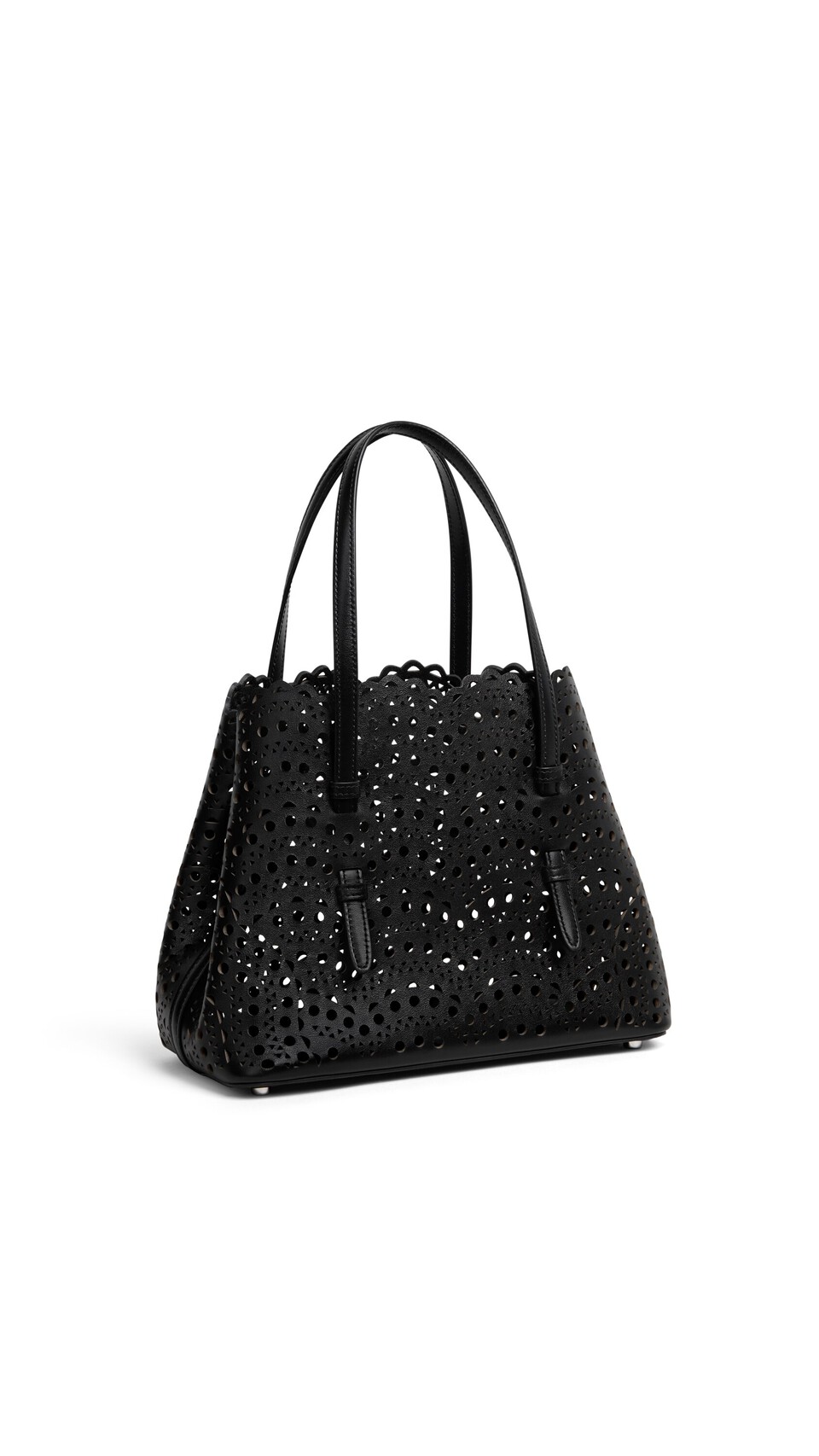 ALA&Iuml;A MINA 25 BAG IN VIENNE WAVE CALFSKIN BLACK - View 2
