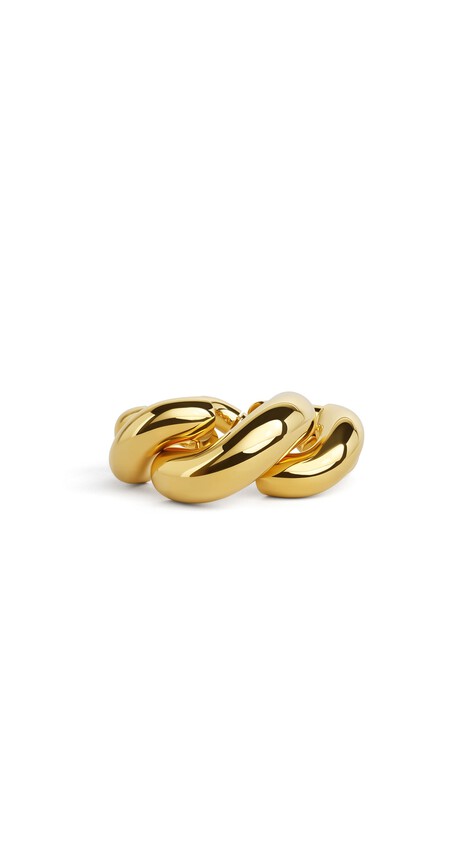 ALA&Iuml;A TORSION BRACELET YELLOW GOLD METALS