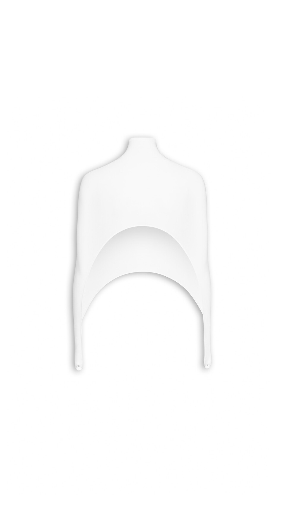 ALA&Iuml;A SECOND-SKIN TENSION TOP WHITE - View 5