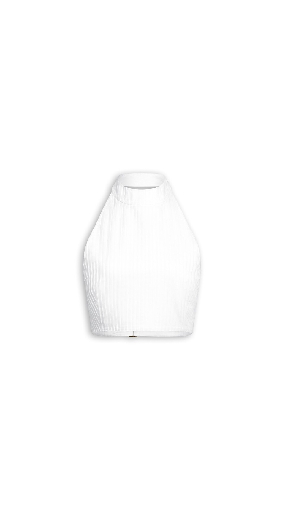 ALA&Iuml;A COTTON POPLIN TOP WHITE