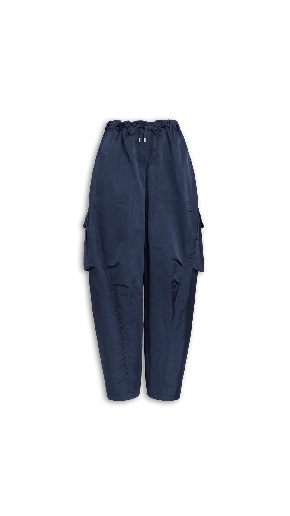 ALA&Iuml;A SILK RADZIMIR CARGO PANTS NAVY