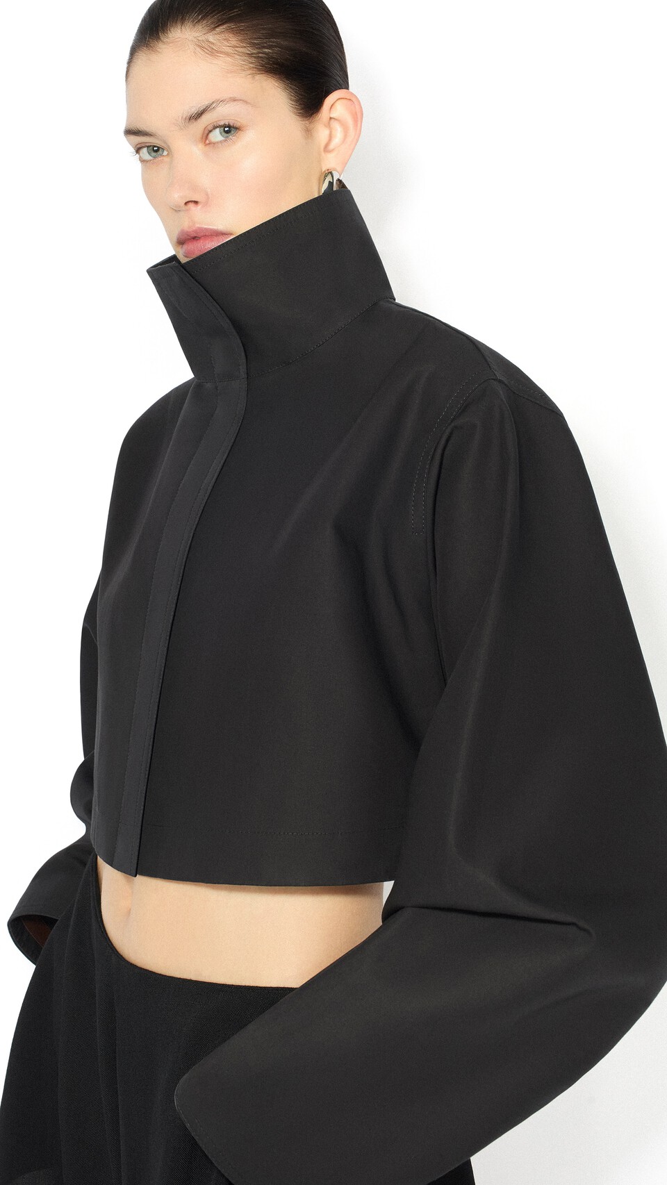 ALA&Iuml;A TAILORED POINTED PANTS BLACK - View 4